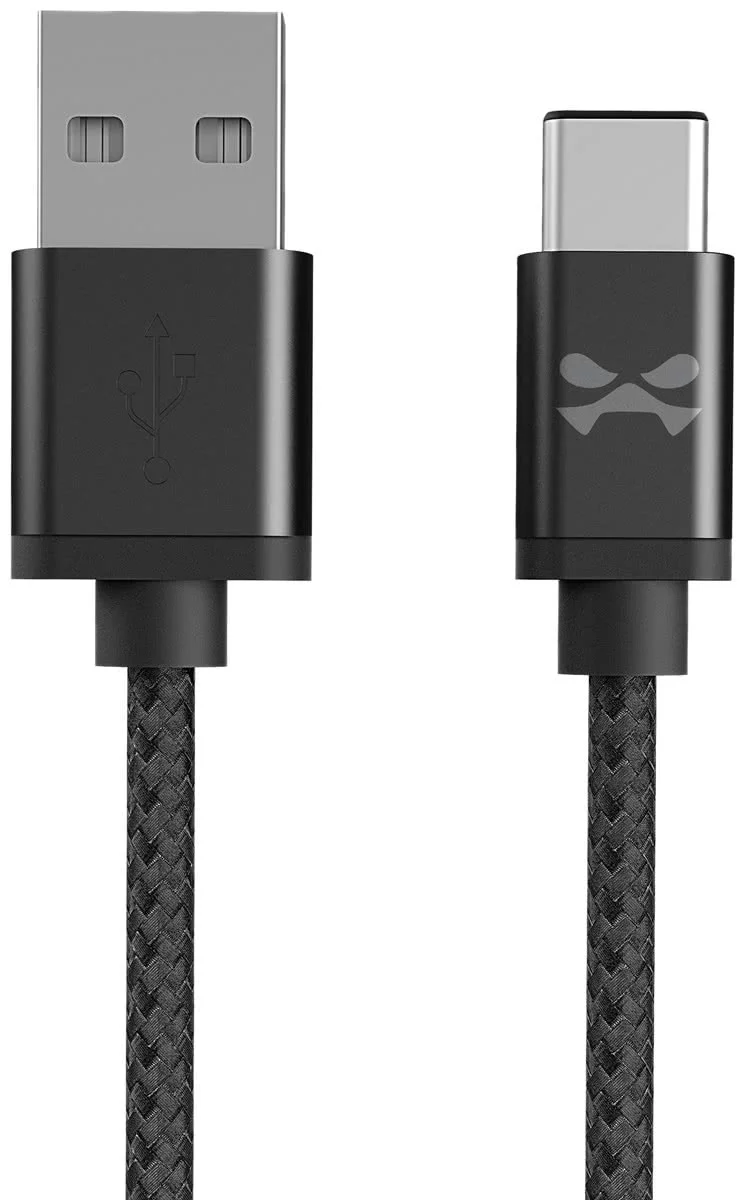 Kábel Ghostek - NRGline USB-C 0,9m , Black (GHOCBL001)