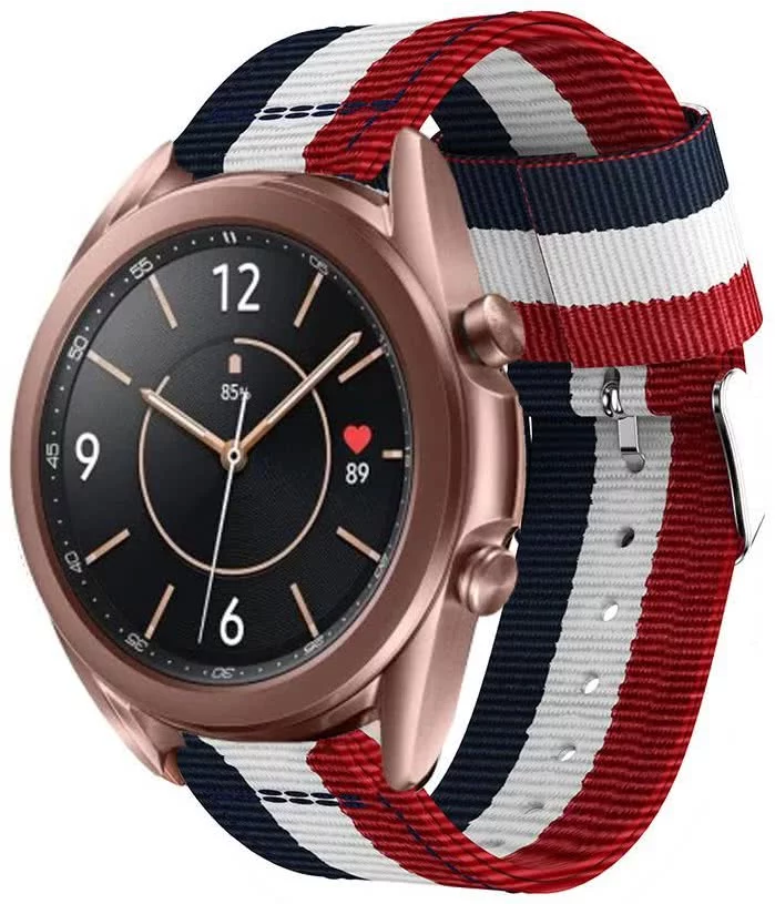 Remienok TECH-PROTECT WELLING SAMSUNG GALAXY WATCH 3 45MM NAVY/RED (0795787713426)
