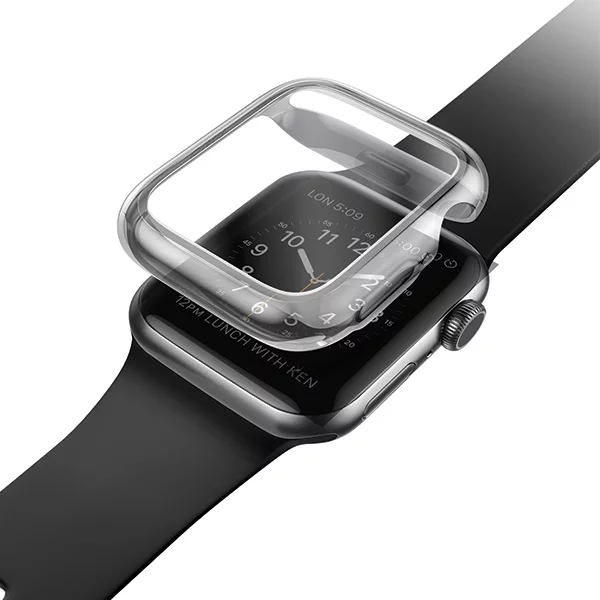 Kryt UNIQ Garde Apple Watch Series 4/5/6/SE 44mm smoked grey (UNIQ-44MM-GARSMK)