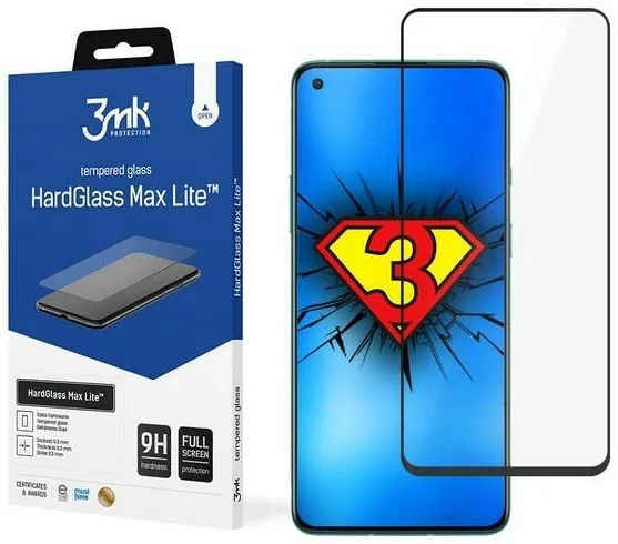 Ochranné sklo 3MK HG Max Lite OnePlus 8T black 