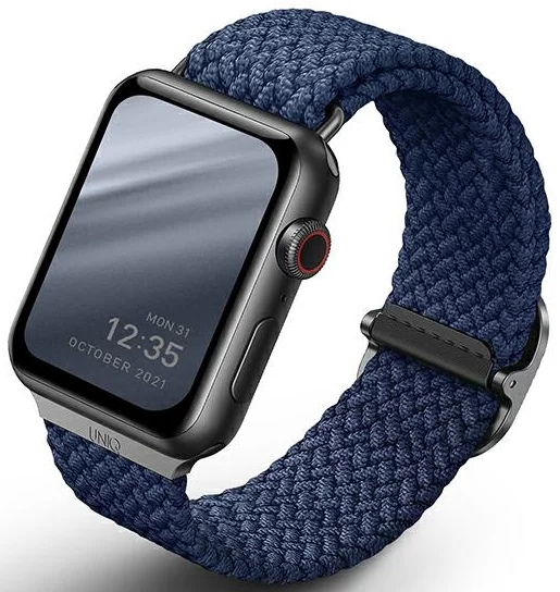 Remienok UNIQ strap Aspen Apple Watch 44/42mm Braided oxford blue (UNIQ-44MM-ASPOBLU)