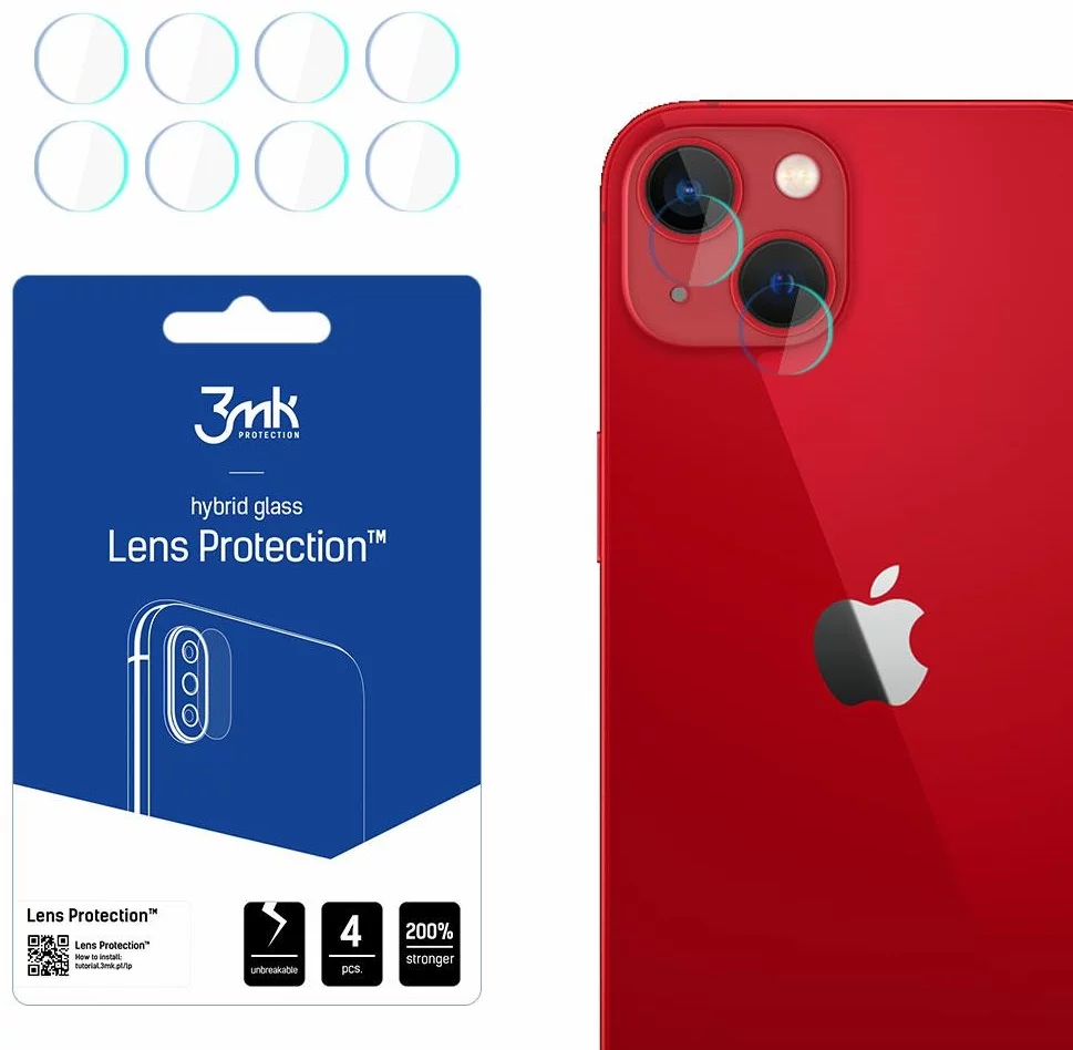 Ochranné sklo 3MK Lens Protect iPhone 13 Mini Camera lens protection 4 pcs