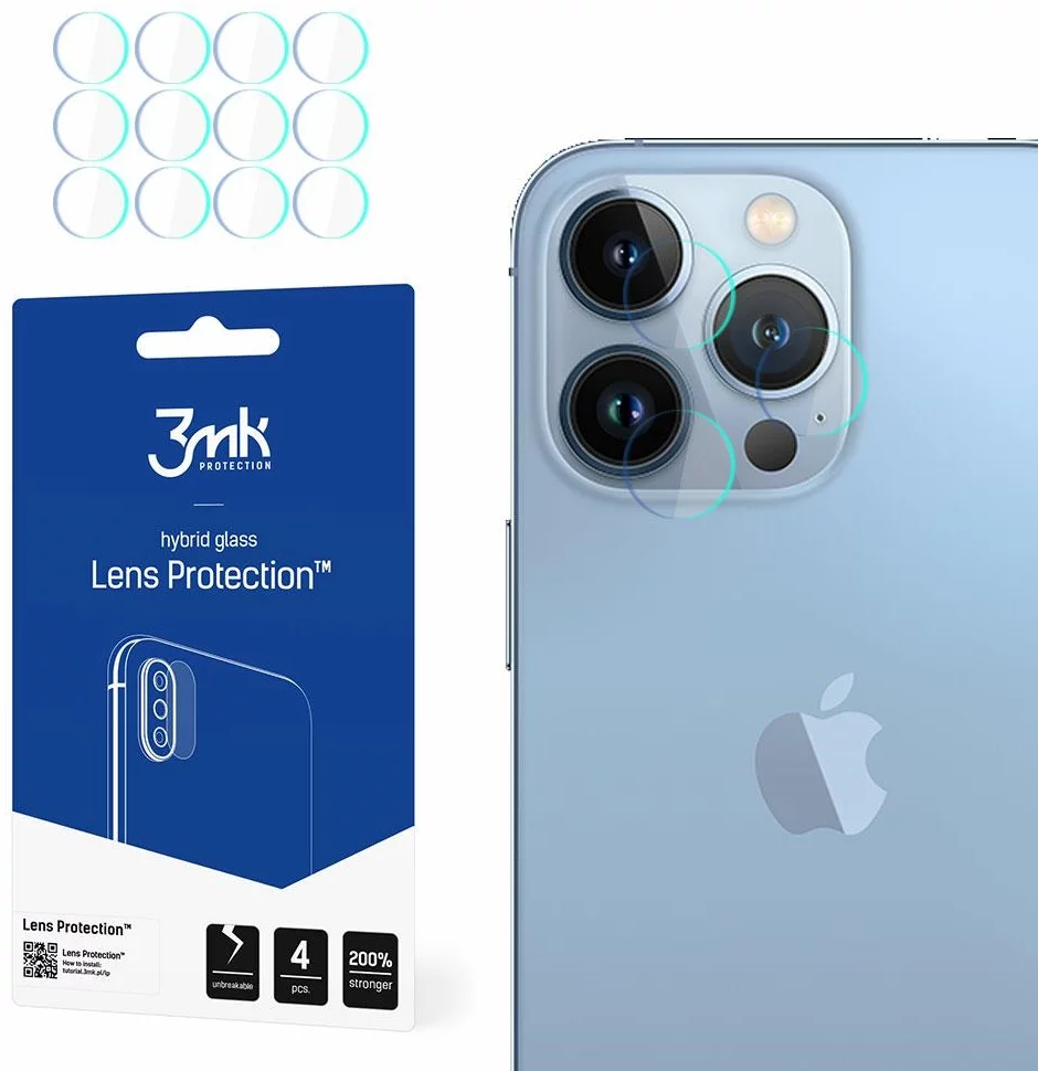 Ochranné sklo 3MK Lens Protect iPhone 13 Pro Max Camera lens protection 4 pcs