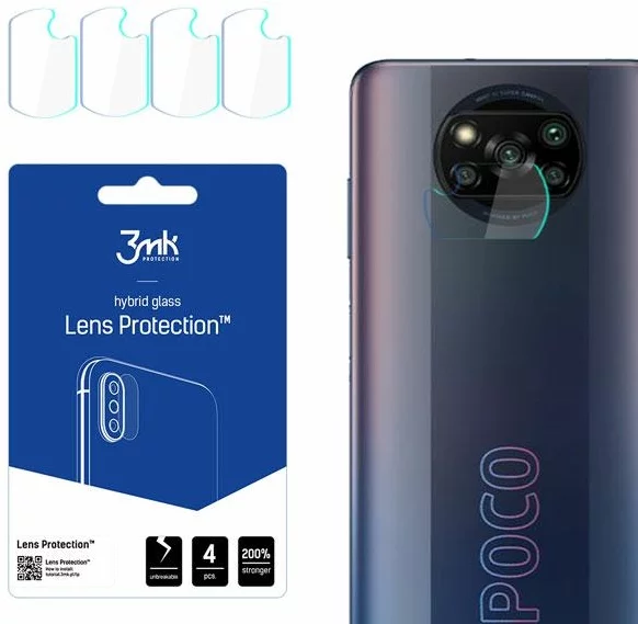 Ochranné sklo 3MK Lens Protect Xiaomi POCO X3 Pro Camera lens protection 4 pcs