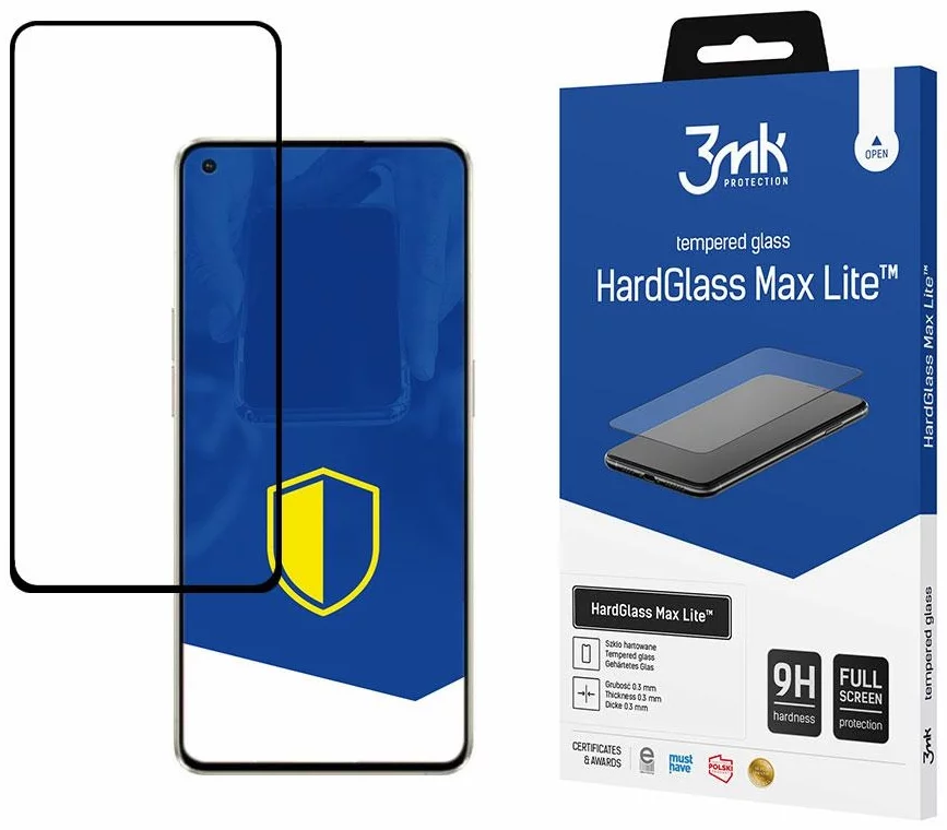 Ochranné sklo 3MK HG Max Lite Oppo Reno 7 Pro 5G black 
