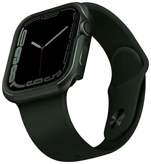 Kryt UNIQ case Valencia Apple Watch Series 4/5/6/7/SE 45/44mm. green (UNIQ-45MM-VALGRN)