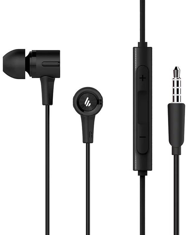 Slúchadlá Edifier P205 wired earphones (black)