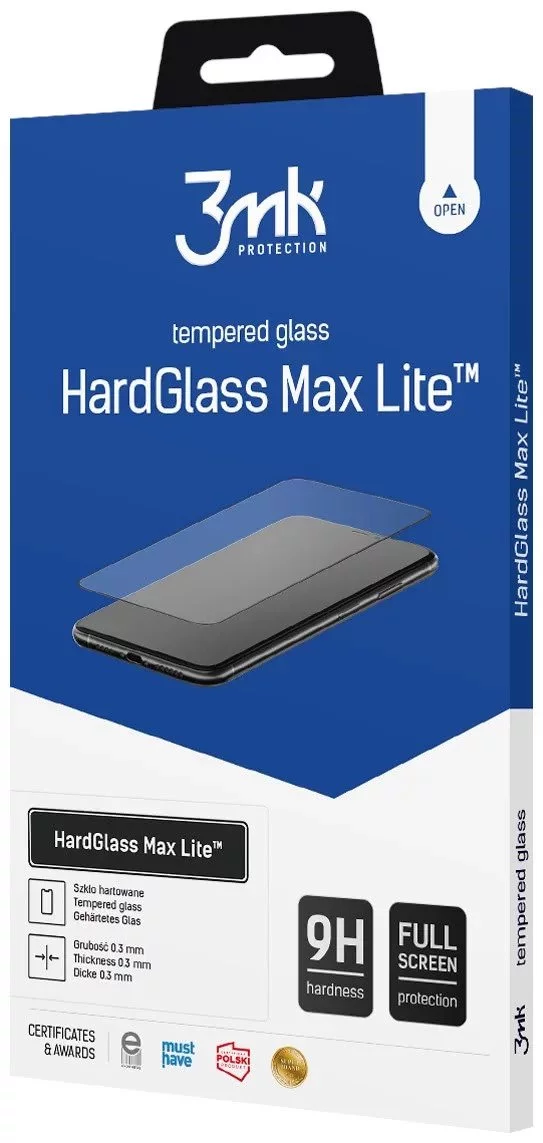 Ochranné sklo 3MK HG Max Lite Xiaomi Redmi 10C black 