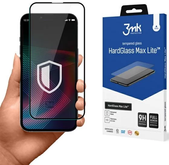 Ochranné sklo 3MK HG Max Lite iPhone 14 Pro black 