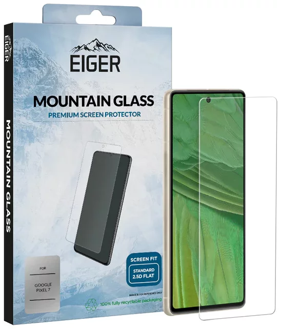 Ochranné sklo Eiger Mountain Glass Screen Protector 2.5D for Google Pixel 7 in Clear