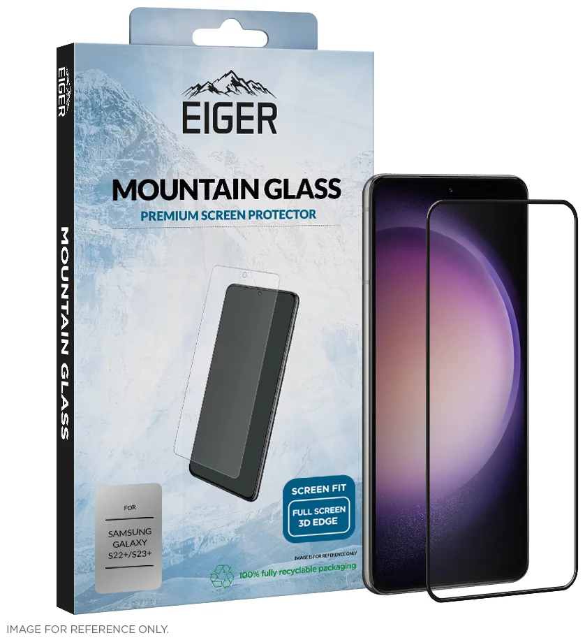 Ochranné sklo Eiger Mountain Glass 3D Screen Protector for Samsung Galaxy S22+ / S23+ (EGSP00873)