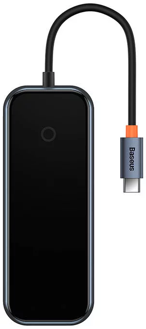 USB Hub Baseus Hub Adapter 4w1 USB-C na 4xUSB 3.0 (Dark Grey) (6932172624118)