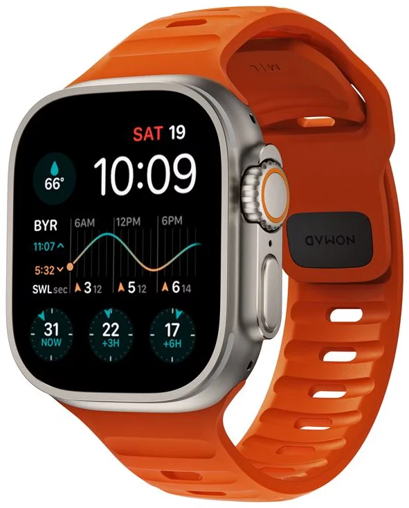 Remienok Nomad Sport Strap M/L, orange - Apple Watch Ultra (49mm) 8/7 (45mm)/6/SE/5/4 (44mm)/3/2/1 (42mm) (NM00736685)