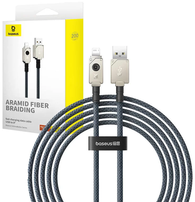 Kábel Fast Charging Cable Baseus USB to IP, 2.4A 2M (White)