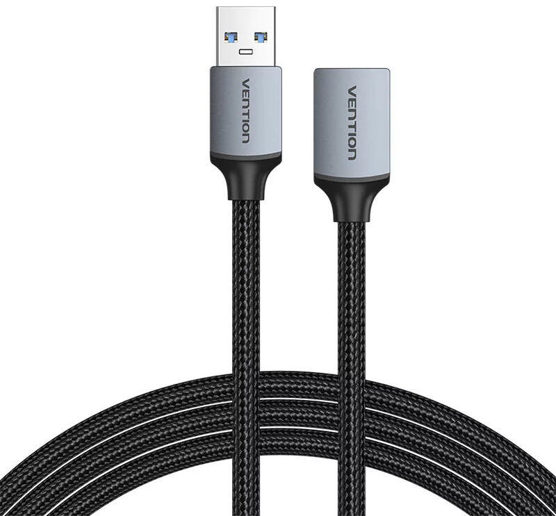 Kabel Vention Extension Cable USB 3.0, male USB to female USB-A,  2m (Black)