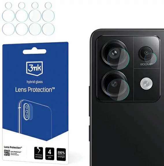 Ochranné sklo 3MK Lens Protect Redmi Note 13 Pro Camera lens protection 4pcs