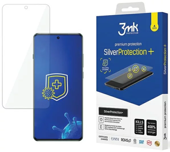 Ochranná fólia 3MK SilverProtect+ Redmi Note 13 Pro 4G Wet-installed Antimicrobial Film