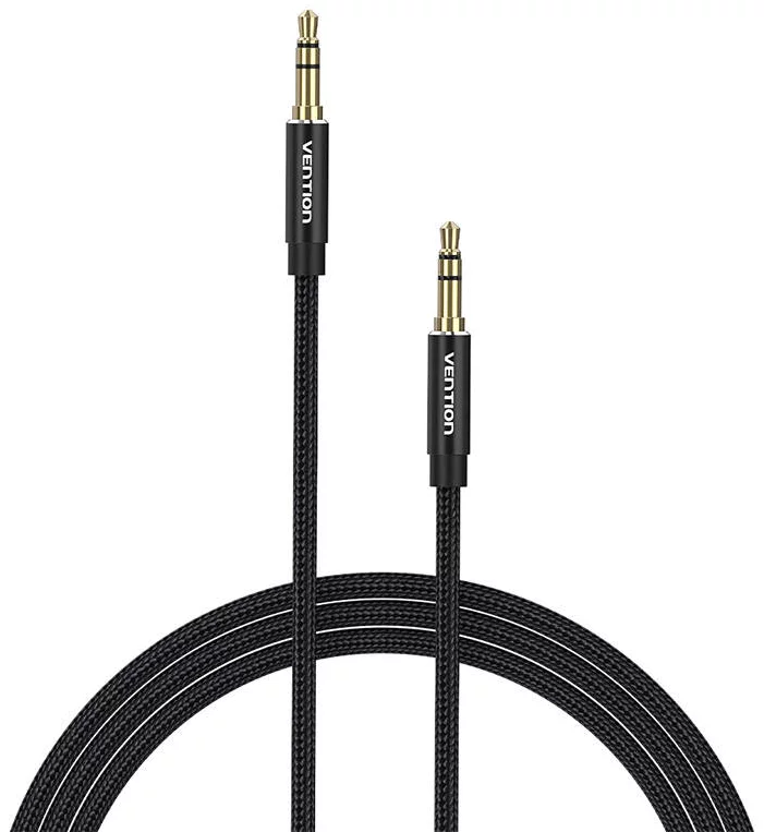 Kábel Vention 3.5mm Audio Cable 1m BAWBF Black