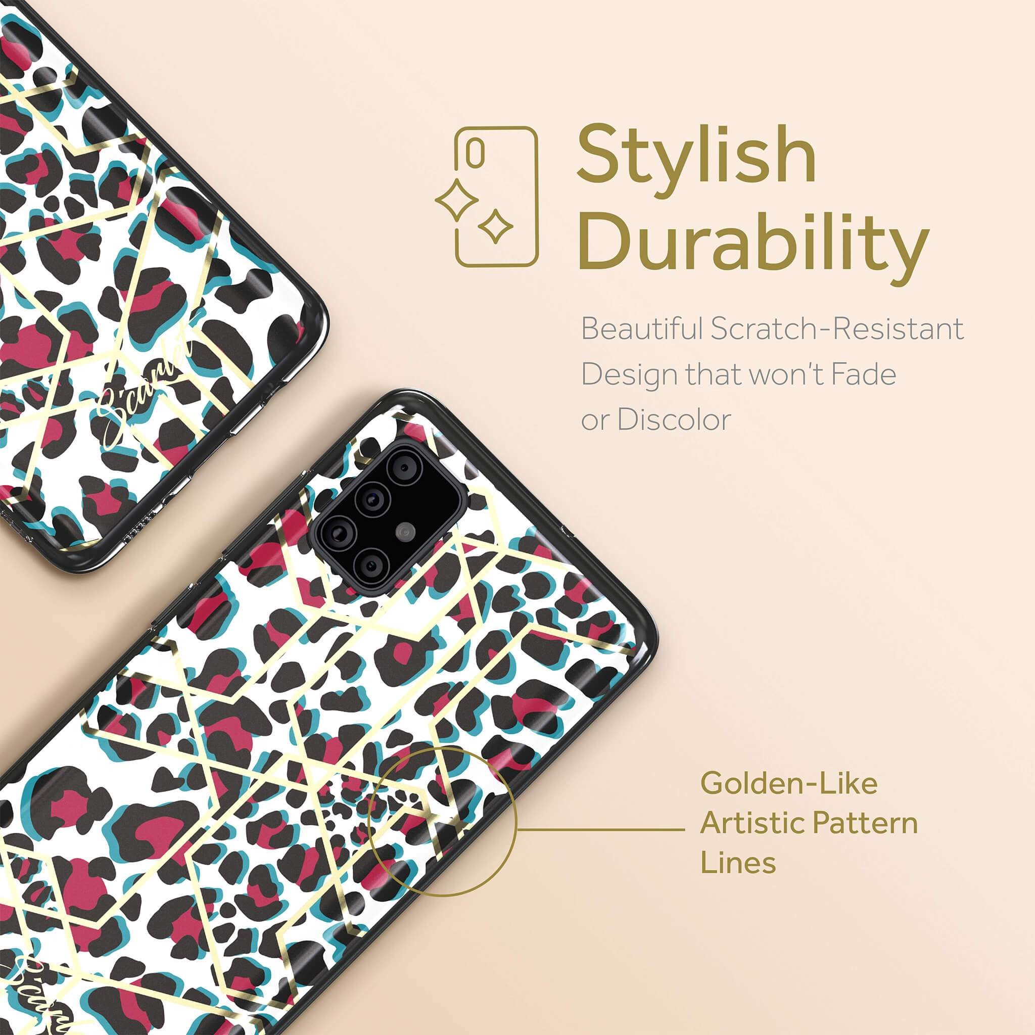 Ghostek Stylish Phone Case - Pink Leopard Galaxy A51