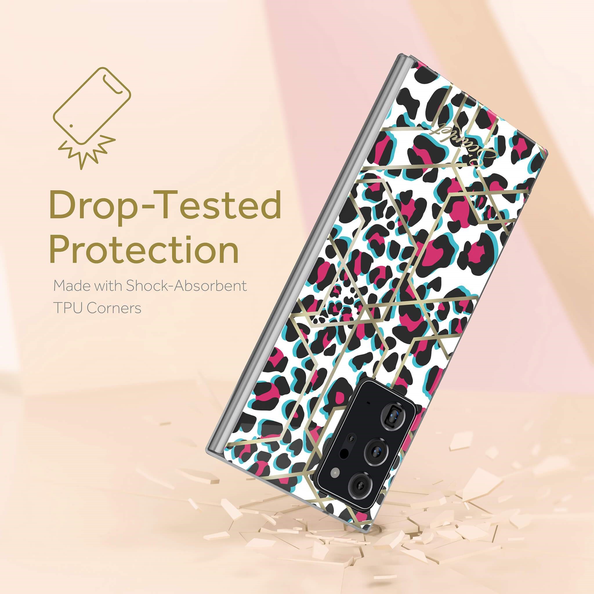 Ghostek Stylish Phone Case -Pink Stardust Samsung Galaxy Note 20 Ultra