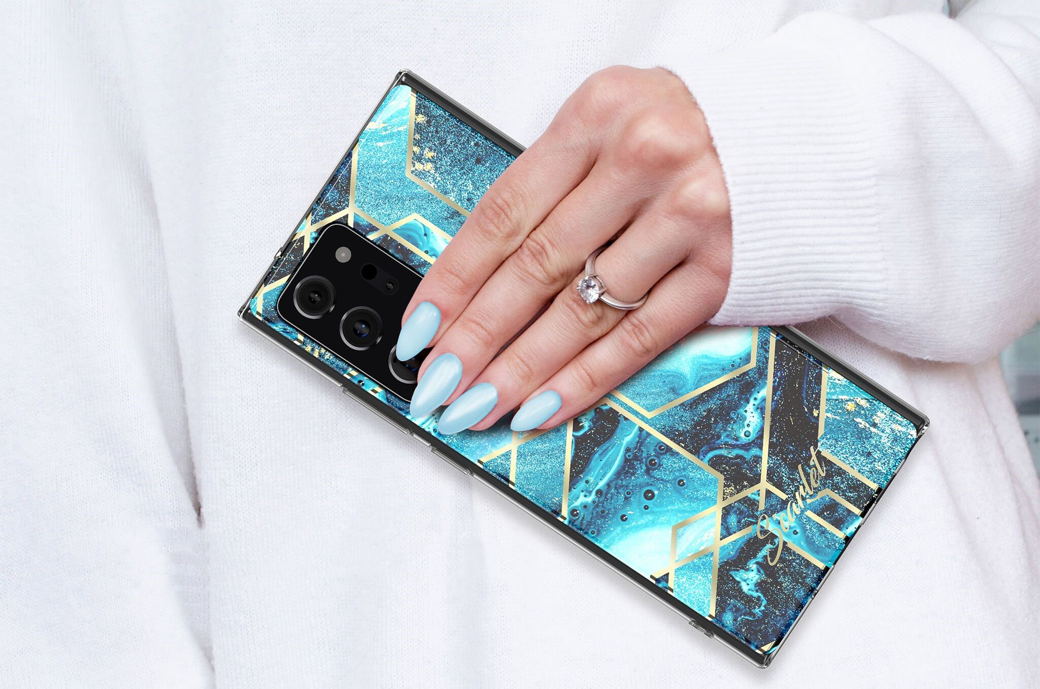 Ghostek Stylish Phone Case -Pink Stardust Samsung Galaxy Note 20 Ultra