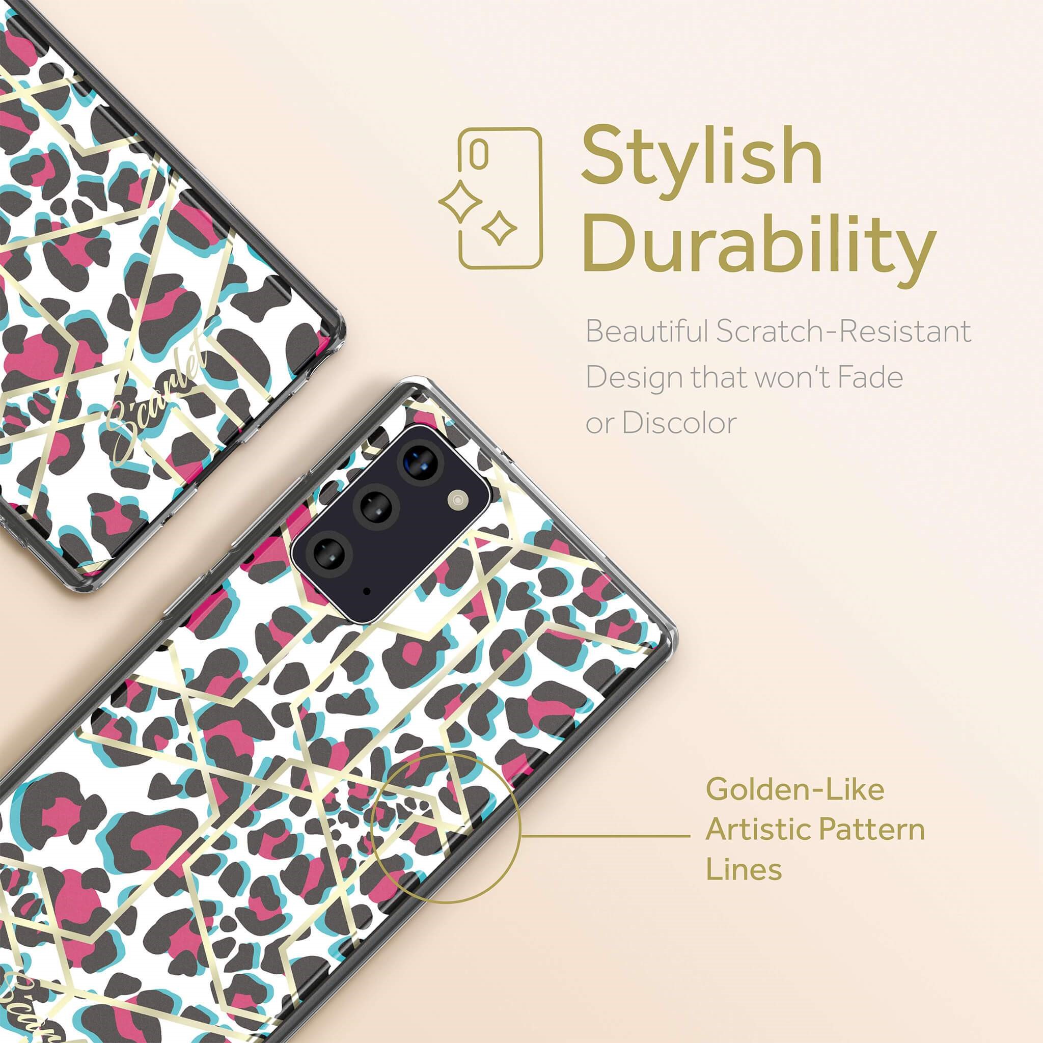 Ghostek Stylish Phone Case -Pink Leopard Samsung Galaxy S20 Ultra