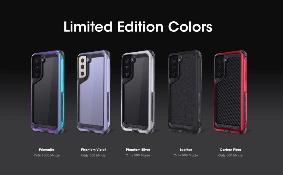 Ghostek Atomic Slim 4 Black Aluminum Case for Samsung Galaxy S21 Ultra