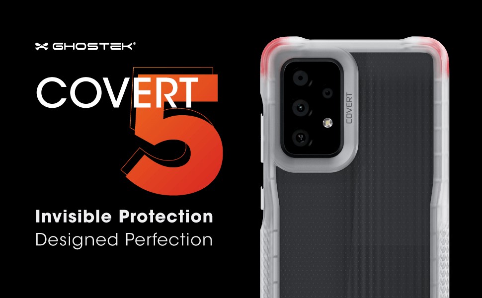 Ghostek Covert5 Smoke Ultra-Thin Clear Case for Samsung A12