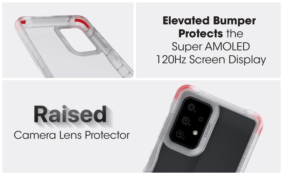 Ghostek Covert5 Smoke Ultra-Thin Clear Case for Samsung A32