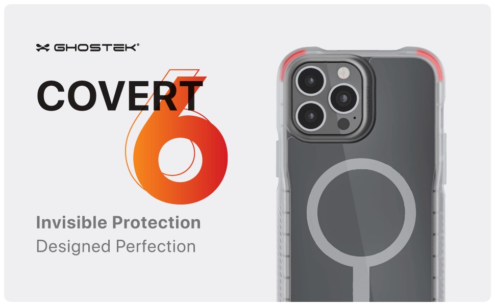 Ghostek Covert 6, Iphone 13 Pro, Midnight Graphite (GHOCAS2823)