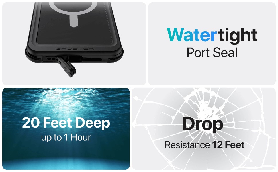 Ghostek Nautical 4 Iphone 13, Clear (GHOCAS2878)