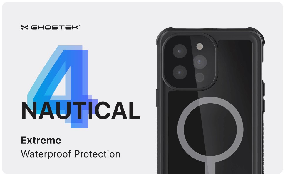 Ghostek Nautical 4 Iphone 13, Clear (GHOCAS2878)