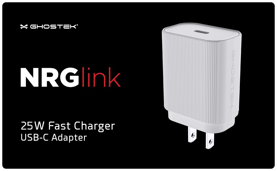 Ghostek Wall Charger 25W — NRGlink, white (GHONRL004)