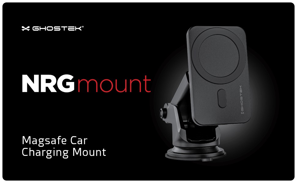 Ghostek Car MagSafe Mount — NRGmount, black (GHONRG023)