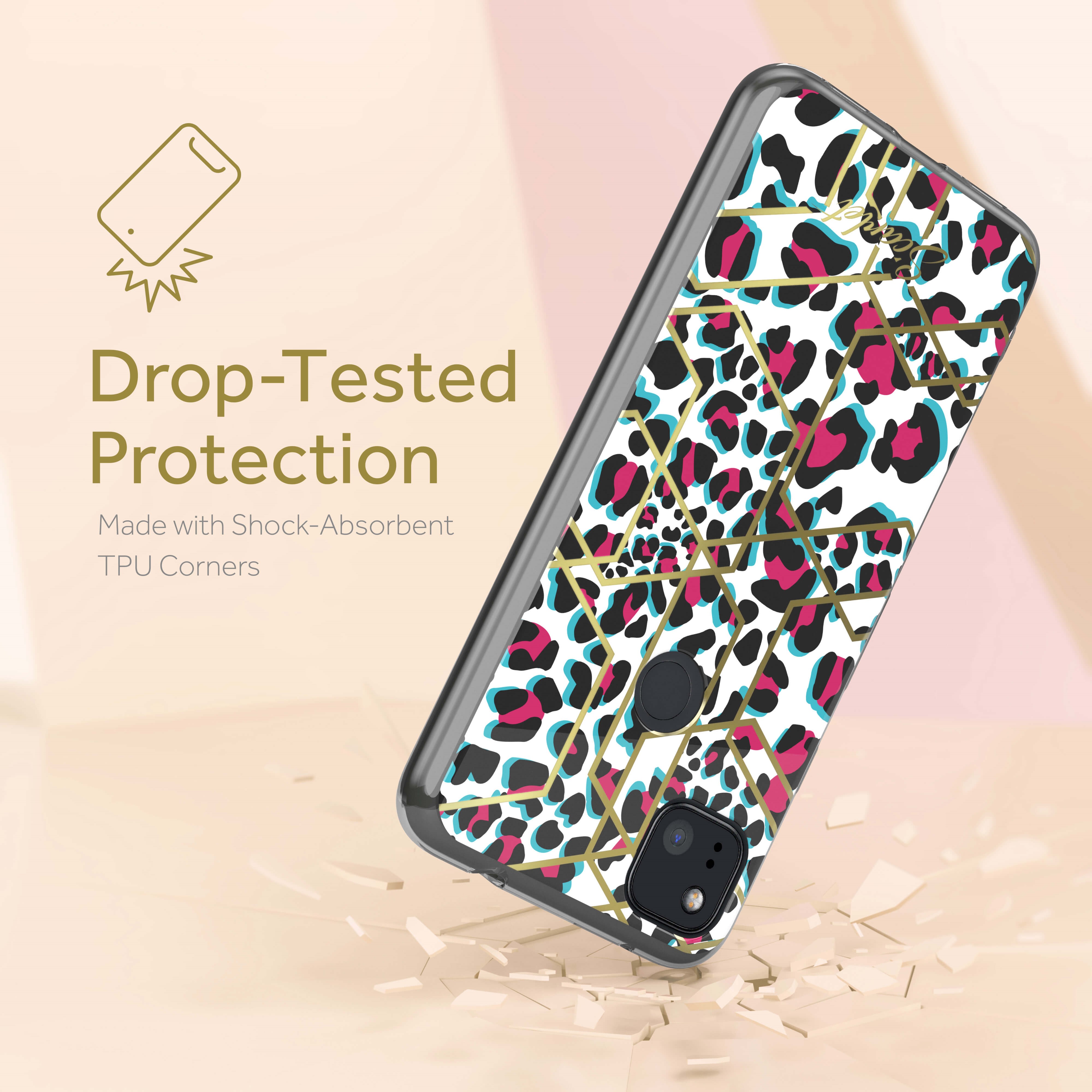 Ghostek SCARLET Case for Google Pixel 4a, Leopard (SCACAS035)