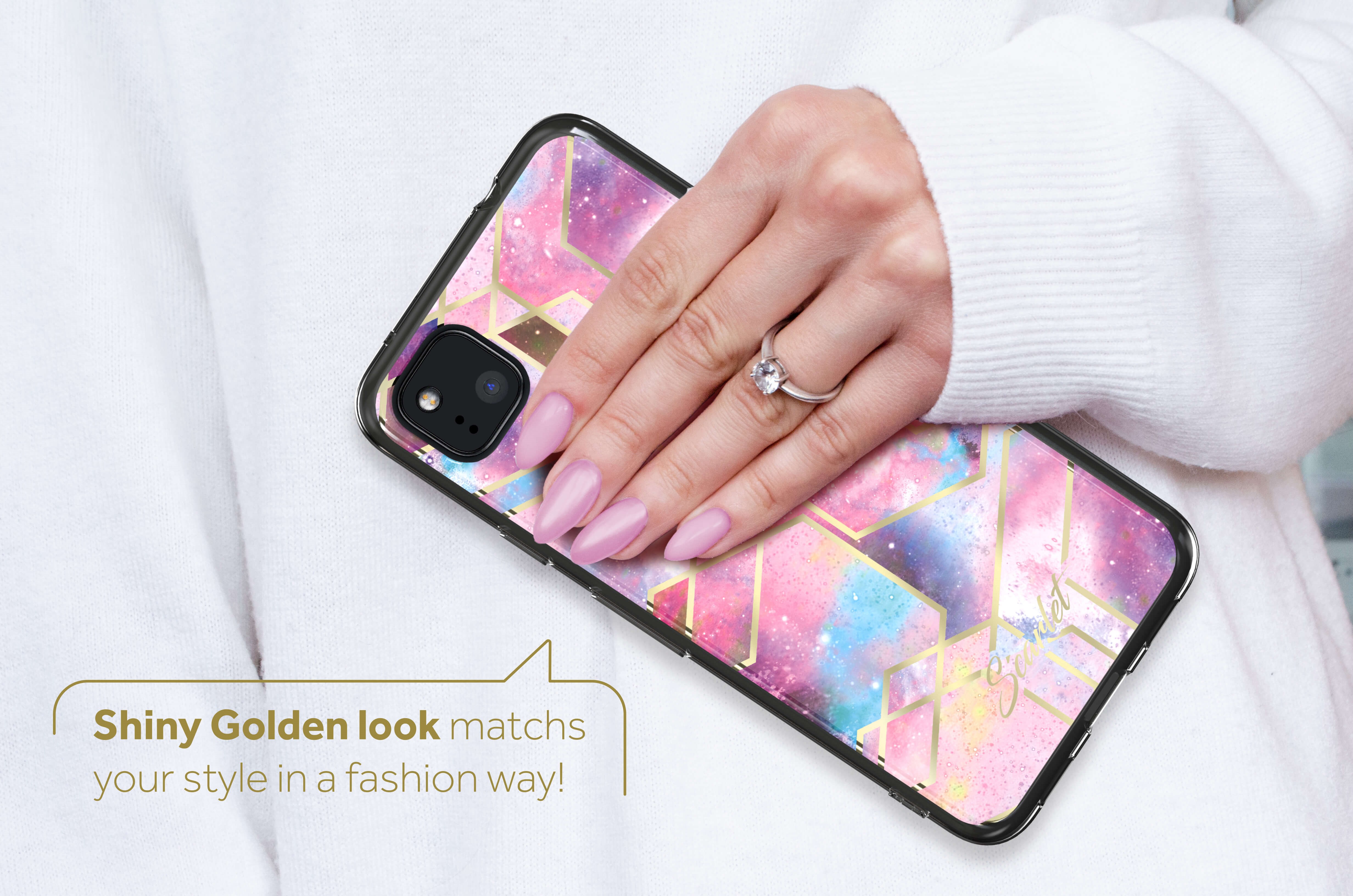 Ghostek SCARLET Case for Google Pixel 4a, Stardust (SCACAS044)