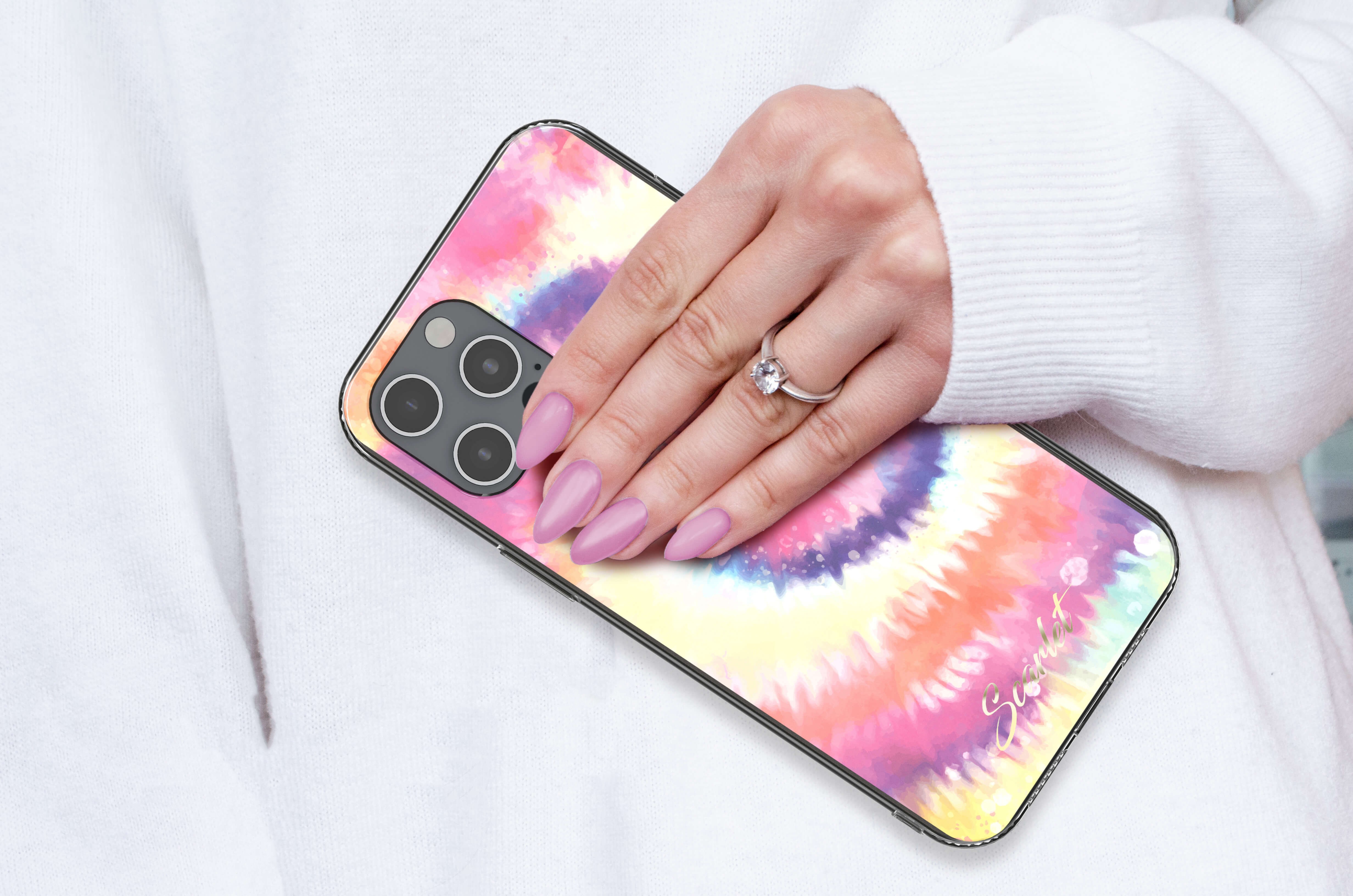 Ghostek SCARLET Case for Iphone 12 Pro Max, Tie Dye (SCACAS080)