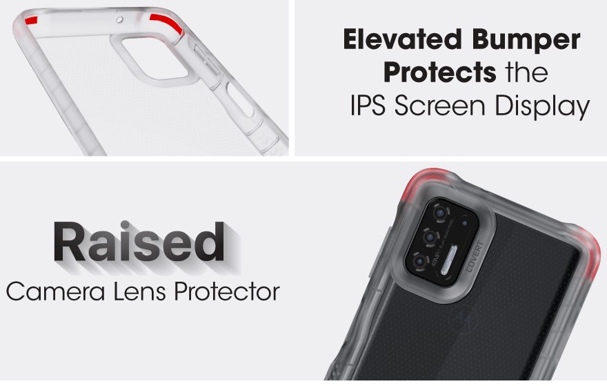 Ghostek Covert 5, Moto G Stylus , Clear (GHOCAS2920)