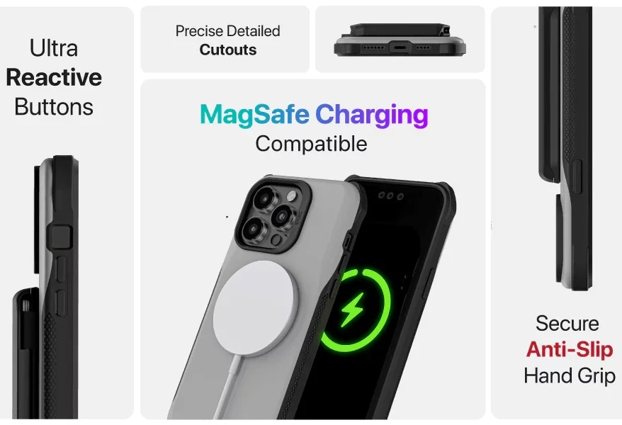 Ghostek Exec 6, Apple Iphone 14, Black (GHOCAS3218)