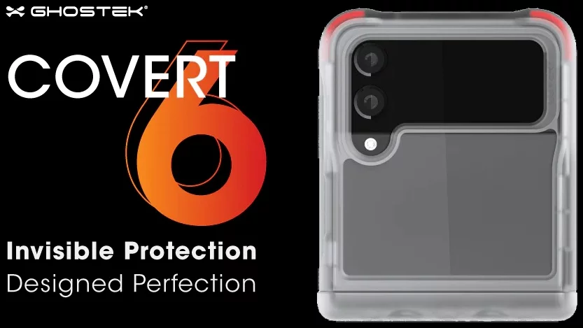 Ghostek Covert 6, Samsung Galaxy Z Flip 4, Clear (GHOCAS3200)