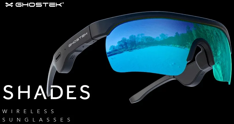 Audio Sunglasses - Smart Wireless Open-Ear Headphone Shades (GHOGLS001)