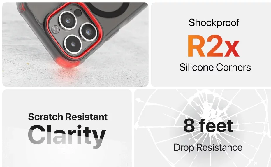 Ghostek Covert Apple iPhone 15 Case Clear