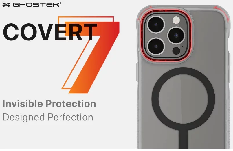 Ghostek Covert Apple iPhone 15 Case Clear