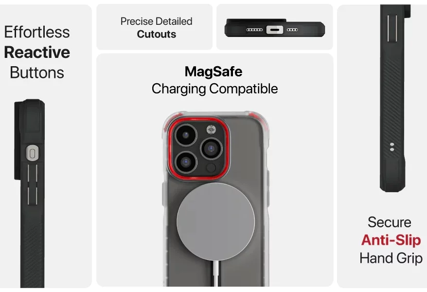 Ghostek Covert Apple iPhone 15 Pro Max Case Clear