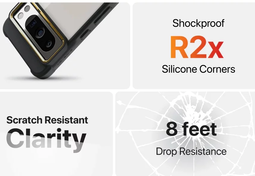 Ghostek Covert Google Pixel 8 Pro Case Clear