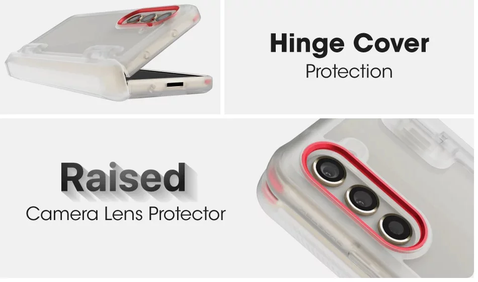 Ghostek Covert Samsung Galaxy Z Fold 5 Case Clear