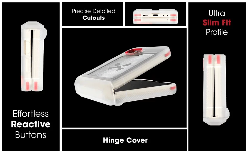 Ghostek Covert Samsung Galaxy Z Flip 5 Case Clear