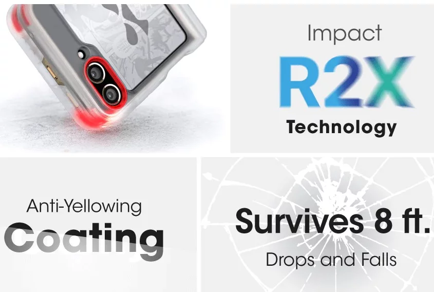 Ghostek Covert Samsung Galaxy Z Flip 5 Case Smoke