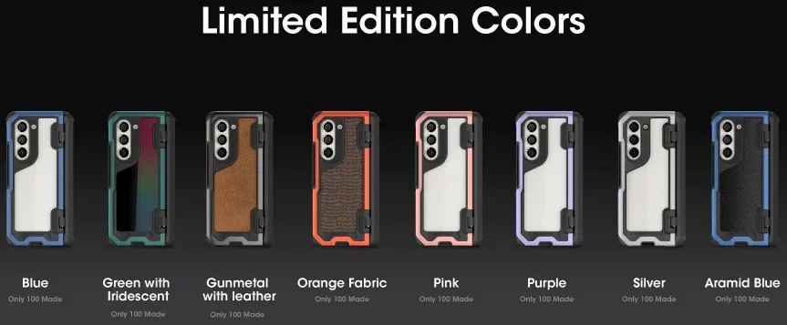 Ghostek ATOMIC slim Samsung Galaxy Z Fold 5 Case Prismatic