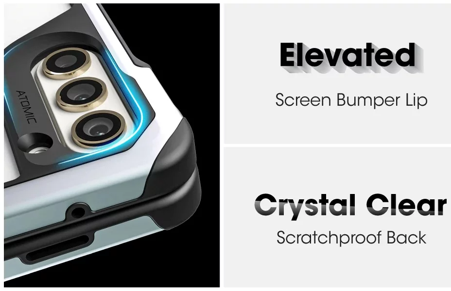 Ghostek ATOMIC slim Samsung Galaxy Z Fold 5 Case Prismatic